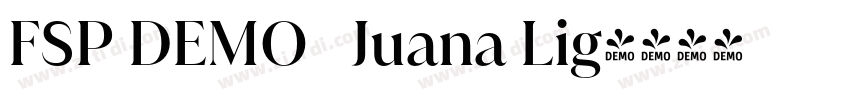 FSP DEMO   Juana Lig字体转换